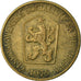 Moeda, Checoslováquia, Koruna, 1975, VF(30-35), Alumínio-Bronze, KM:50