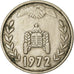 Coin, Algeria, Dinar, 1972, EF(40-45), Copper-nickel, KM:104.1