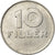 Moneta, Węgry, 10 Filler, 1979, Budapest, AU(55-58), Aluminium, KM:572