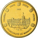 Monaco, Medal, 10 C, Essai-Trial, 2005, MS(63), Copper-Nickel Gilt
