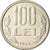 Moneda, Rumanía, 100 Lei, 1996, MBC, Níquel chapado en acero, KM:111