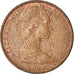 Moeda, Nova Zelândia, Elizabeth II, Cent, 1980, EF(40-45), Bronze, KM:31.1