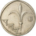 Coin, Israel, New Sheqel, 1988, EF(40-45), Copper-nickel, KM:163