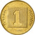Moneta, Israel, Agora, 1990, Jerusalem, EF(40-45), Aluminium-Brąz, KM:156
