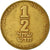 Moneda, Israel, 1/2 New Sheqel, 1990, MBC, Aluminio - bronce, KM:159