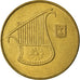 Moneta, Israele, 1/2 New Sheqel, 1992, BB, Alluminio-bronzo, KM:159