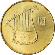 Monnaie, Israel, 1/2 New Sheqel, 1993, TTB, Aluminum-Bronze, KM:174