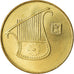 Moneda, Israel, 1/2 New Sheqel, 1993, MBC, Aluminio - bronce, KM:174