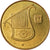 Moneda, Israel, 1/2 New Sheqel, 1999, MBC, Aluminio - bronce, KM:174