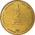 Moeda, Israel, 1/2 New Sheqel, 1999, EF(40-45), Alumínio-Bronze, KM:174