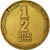 Coin, Israel, 1/2 New Sheqel, 2003, EF(40-45), Aluminum-Bronze, KM:159