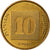 Moneda, Israel, 10 Agorot, 2004, MBC, Aluminio - bronce, KM:158