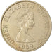 Moneta, Jersey, Elizabeth II, 10 Pence, 1989, EF(40-45), Miedź-Nikiel, KM:57.1