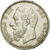 Moneta, Belgia, Leopold II, 5 Francs, 5 Frank, 1868, EF(40-45), Srebro, KM:24