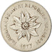 Moneda, Madagascar, 5 Francs, Ariary, 1977, Paris, MBC, Acero inoxidable, KM:10