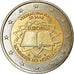 Países Baixos, 2 Euro, Traité de Rome 50 ans, 2007, AU(55-58), Bimetálico