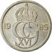 Munten, Zweden, Carl XVI Gustaf, 50 Öre, 1985, ZF, Copper-nickel, KM:855