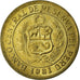 Moneta, Peru, 5 Soles, 1981, EF(40-45), Mosiądz, KM:271