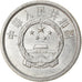 Coin, CHINA, PEOPLE'S REPUBLIC, 2 Fen, 1979, EF(40-45), Aluminum, KM:2