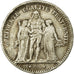 Coin, France, Hercule, 5 Francs, 1876, Bordeaux, VF(30-35), Silver, KM:820.2