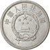 Moneda, CHINA, REPÚBLICA POPULAR, 5 Fen, 1986, MBC, Aluminio, KM:3