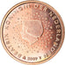 Países Baixos, 2 Euro Cent, 2009, AU(55-58), Aço Cromado a Cobre, KM:235