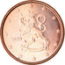 Finland, Euro Cent, 2010, AU(55-58), Copper Plated Steel, KM:98