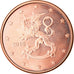 Finland, 5 Euro Cent, 2010, PR, Copper Plated Steel, KM:100