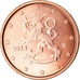 Finlandia, 2 Euro Cent, 2013, Vantaa, AU(55-58), Miedź platerowana stalą