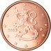 Finlande, 5 Euro Cent, 2013, SUP, Copper Plated Steel, KM:100