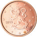 Finland, 2 Euro Cent, 2015, AU(55-58), Copper Plated Steel