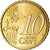 Spain, 10 Euro Cent, 2015, MS(63), Brass