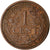 Coin, Netherlands, Wilhelmina I, Cent, 1938, EF(40-45), Bronze, KM:152