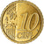 IRELAND REPUBLIC, 10 Euro Cent, 2008, MS(63), Brass, KM:47