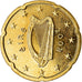 IRELAND REPUBLIC, 20 Euro Cent, 2008, MS(63), Brass, KM:48