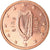 REPUBBLICA D’IRLANDA, 2 Euro Cent, 2010, SPL, Acciaio placcato rame, KM:33