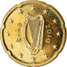 REPUBBLICA D’IRLANDA, 20 Euro Cent, 2010, SPL, Ottone, KM:48