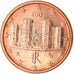 Italie, Euro Cent, 2003, SUP, Copper Plated Steel, KM:210