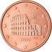 Italien, 5 Euro Cent, 2009, UNZ, Copper Plated Steel, KM:212