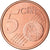 Włochy, 5 Euro Cent, 2009, Rome, MS(63), Miedź platerowana stalą, KM:212