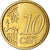 Italy, 10 Euro Cent, 2012, MS(63), Brass, KM:247