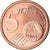 Italy, 5 Euro Cent, 2014, MS(63), Copper Plated Steel