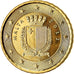 Malta, 10 Euro Cent, 2012, UNZ, Messing, KM:128