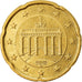 GERMANY - FEDERAL REPUBLIC, 20 Euro Cent, 2012, AU(55-58), Brass, KM:255