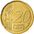 GERMANY - FEDERAL REPUBLIC, 20 Euro Cent, 2012, AU(55-58), Brass, KM:255