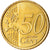 Áustria, 50 Euro Cent, 2010, MS(63), Latão, KM:3141