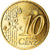 France, 10 Euro Cent, 2002, AU(55-58), Brass, KM:1285