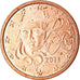 Frankrijk, 2 Euro Cent, 2011, ZF, Copper Plated Steel, KM:1283