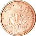 France, 2 Euro Cent, 2012, AU(55-58), Copper Plated Steel, KM:1283