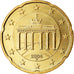 GERMANY - FEDERAL REPUBLIC, 20 Euro Cent, 2004, MS(63), Brass, KM:211